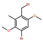 Benzene, 1-bromo-4-(bromomethyl)-2,5-dimethoxy-3-methyl- 