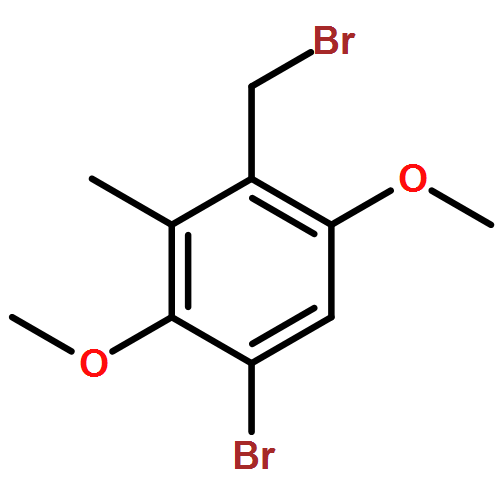 Benzene, 1-bromo-4-(bromomethyl)-2,5-dimethoxy-3-methyl- 