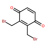 2,5-Cyclohexadiene-1,4-dione, 2,3-bis(bromomethyl)- 