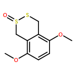 2,3-Benzodithiin, 1,4-dihydro-5,8-dimethoxy-, 2-oxide 