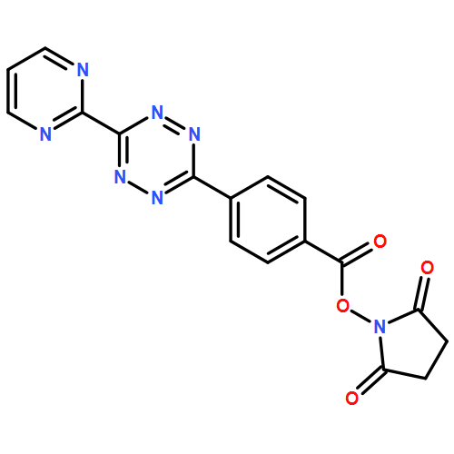 Benzoic acid, 4-[6-(2-pyrimidinyl)-1,2,4,5-tetrazin-3-yl]-, 2,5-dioxo-1-pyrrolidinyl ester 