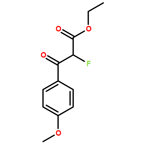 Benzenepropanoic acid, α-fluoro-4-methoxy-β-oxo-, ethyl ester 