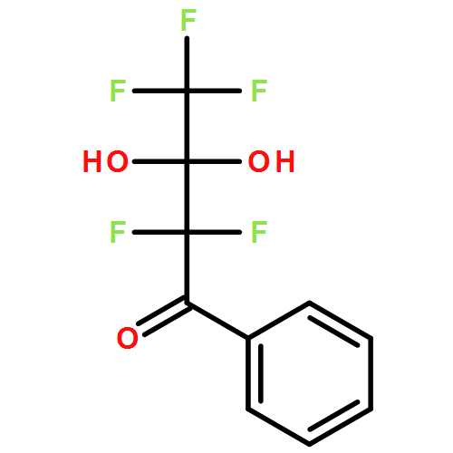 1-Butanone, 2,2,4,4,4-pentafluoro-3,3-dihydroxy-1-phenyl- 