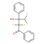 1-Butanone, 2,2,4,4-tetrafluoro-3-hydroxy-1,3-diphenyl- 