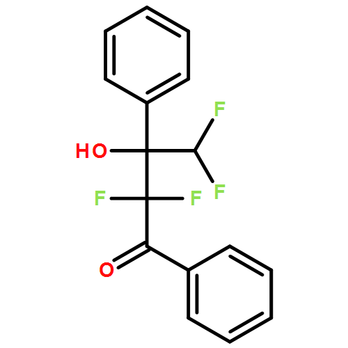 1-Butanone, 2,2,4,4-tetrafluoro-3-hydroxy-1,3-diphenyl- 