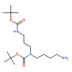 Carbamic acid, N-(4-aminobutyl)-N-[3-[[(1,1-dimethylethoxy)carbonyl]amino]propyl]-, 1,1-dimethylethyl ester 