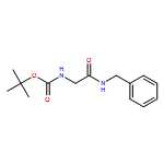 Carbamic acid, N-[2-oxo-2-[(phenylmethyl)amino]ethyl]-, 1,1-dimethylethyl ester 