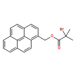 Propanoic acid, 2-bromo-2-methyl-, 1-pyrenylmethyl ester