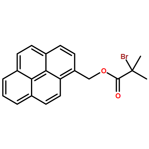 Propanoic acid, 2-bromo-2-methyl-, 1-pyrenylmethyl ester