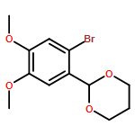 1,3-Dioxane, 2-(2-bromo-4,5-dimethoxyphenyl)- 