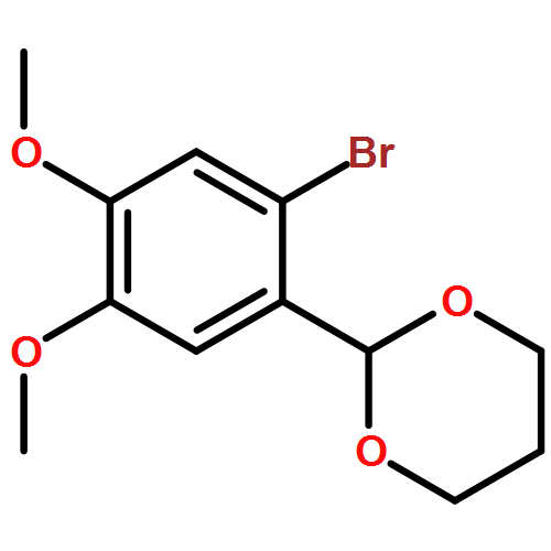 1,3-Dioxane, 2-(2-bromo-4,5-dimethoxyphenyl)- 