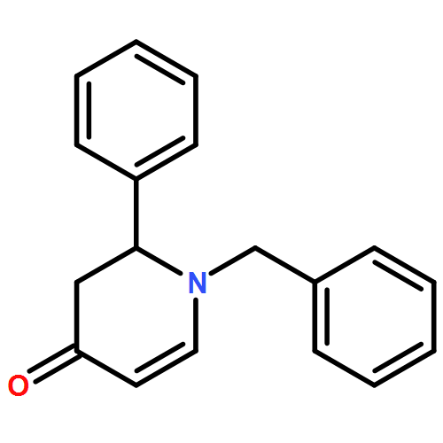 4(1H)-Pyridinone, 2,3-dihydro-2-phenyl-1-(phenylmethyl)-, (2R)- 