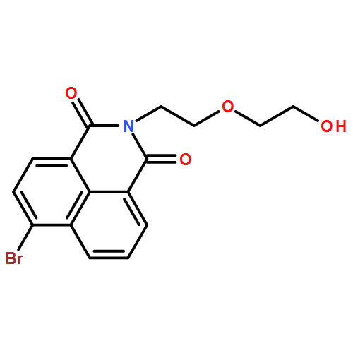 1H-Benz[de]isoquinoline-1,3(2H)-dione, 6-bromo-2-[2-(2-hydroxyethoxy)ethyl]- 