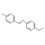 Benzenamine, 4-methoxy-N-[(4-methylphenyl)methylene]- 