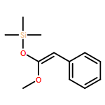 Benzene, [(1Z)-2-methoxy-2-[(trimethylsilyl)oxy]ethenyl]- 