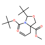 3,4-Oxazolidinedicarboxylic acid, 2-(1,1-dimethylethyl)-4-(2-propen-1-yl)-, 3-(1,1-dimethylethyl) 4-methyl ester, (2R,4S)- 