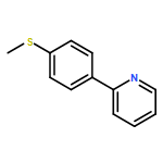 Pyridine, 2-[4-(methylthio)phenyl]- 