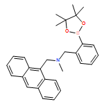 9-Anthracenemethanamine, N-methyl-N-[[2-(4,4,5,5-tetramethyl-1,3,2-dioxaborolan-2-yl)phenyl]methyl]- 