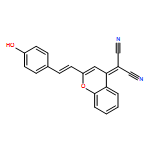 Propanedinitrile, 2-[2-[2-(4-hydroxyphenyl)ethenyl]-4H-1-benzopyran-4-ylidene]- 