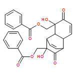 1,4-Ethanonaphthalene-6,10(4H)-dione, 5,9-bis[(benzoyloxy)methyl]-1,4a,5,8a-tetrahydro-5,9-dihydroxy-, (1R,4S,4aS,5S,8aR,9S)- 