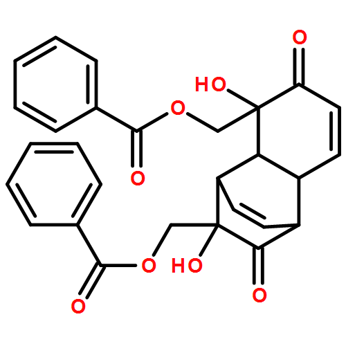 1,4-Ethanonaphthalene-6,10(4H)-dione, 5,9-bis[(benzoyloxy)methyl]-1,4a,5,8a-tetrahydro-5,9-dihydroxy-, (1R,4S,4aS,5S,8aR,9S)- 