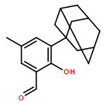 Benzaldehyde, 2-hydroxy-5-methyl-3-tricyclo[3.3.1.13,7]dec-1-yl- 