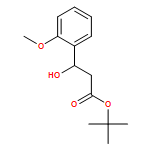 Benzenepropanoic acid, β-hydroxy-2-methoxy-, 1,1-dimethylethyl ester 