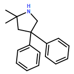 Pyrrolidine, 2,2-dimethyl-4,4-diphenyl- 