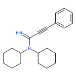 2-Propynimidamide, N,N-dicyclohexyl-3-phenyl- 