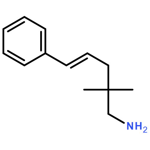 4-Penten-1-amine, 2,2-dimethyl-5-phenyl- 