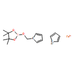 Ferrocene, [[(4,4,5,5-tetramethyl-1,3,2-dioxaborolan-2-yl)oxy]methyl]- 