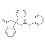 Benzeneethanamine, β-phenyl-N-(phenylmethyl)-β-2-propen-1-yl- 