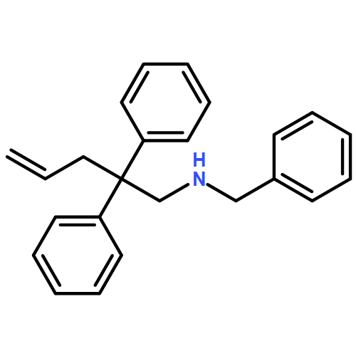 Benzeneethanamine, β-phenyl-N-(phenylmethyl)-β-2-propen-1-yl- 