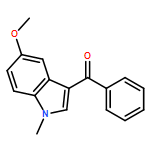 Methanone, (5-methoxy-1-methyl-1H-indol-3-yl)phenyl- 