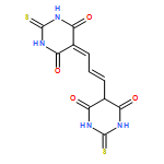 4,6(1H,5H)-Pyrimidinedione, dihydro-5-[3-(tetrahydro-4,6-dioxo-2-thioxo-5(2H)-pyrimidinylidene)-1-propen-1-yl]-2-thioxo- 