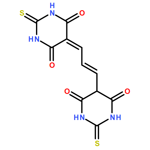 4,6(1H,5H)-Pyrimidinedione, dihydro-5-[3-(tetrahydro-4,6-dioxo-2-thioxo-5(2H)-pyrimidinylidene)-1-propen-1-yl]-2-thioxo- 