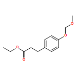 Benzenepropanoic acid, 4-(methoxymethoxy)-, ethyl ester 