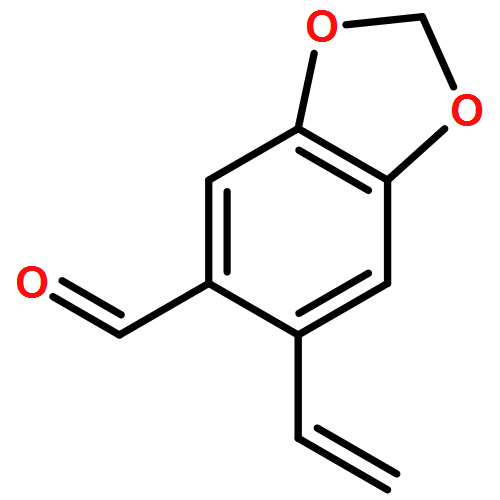 1,3-Benzodioxole-5-carboxaldehyde, 6-ethenyl- 