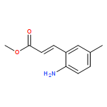 2-Propenoic acid, 3-(2-amino-5-methylphenyl)-, methyl ester, (2E)- 