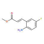 2-Propenoic acid, 3-(2-amino-5-fluorophenyl)-, methyl ester, (2E)- 