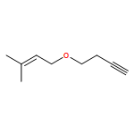 2-Butene, 1-(3-butyn-1-yloxy)-3-methyl- 