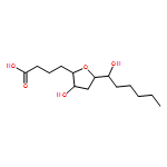 2-Furanbutanoic acid, tetrahydro-3-hydroxy-5-[(1R)-1-hydroxyhexyl]-, (2S,3S,5R)- 