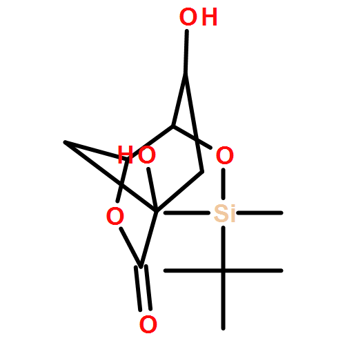 6-Oxabicyclo[3.2.1]octan-7-one, 4-[[(1,1-dimethylethyl)dimethylsilyl]oxy]-1,3-dihydroxy-, (1S,3R,4R,5R)- 