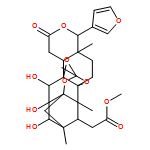 8H-6,11b-Epoxy-4b,8:7a,10-dimethano-1H-2-benzopyrano[5,6-d][1,3]benzodioxepin-11-acetic acid, 1-(3-furanyl)decahydro-8,9,16-trihydroxy-6,10,11a,13a-tetramethyl-3-oxo-, methyl ester, (1R,4aR,4bR,6S,7aR,8S,9S,10R,11S,11aR,11bS,13aR,16R)- 