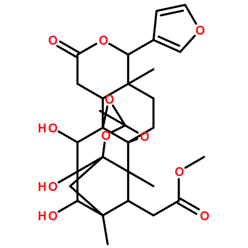 8H-6,11b-Epoxy-4b,8:7a,10-dimethano-1H-2-benzopyrano[5,6-d][1,3]benzodioxepin-11-acetic acid, 1-(3-furanyl)decahydro-8,9,16-trihydroxy-6,10,11a,13a-tetramethyl-3-oxo-, methyl ester, (1R,4aR,4bR,6S,7aR,8S,9S,10R,11S,11aR,11bS,13aR,16R)- 