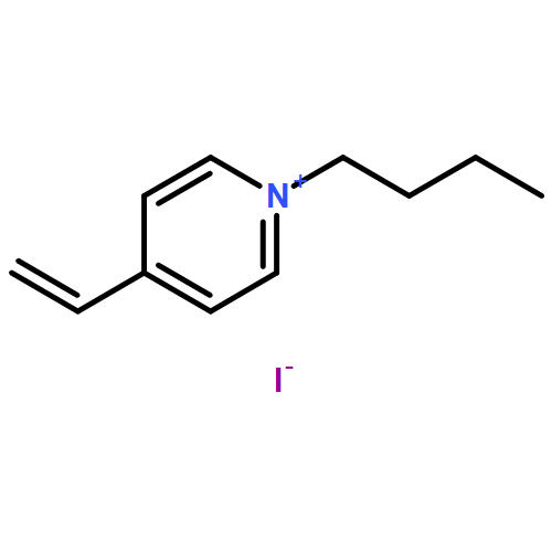 Pyridinium, 1-butyl-4-ethenyl-, iodide (1:1), homopolymer