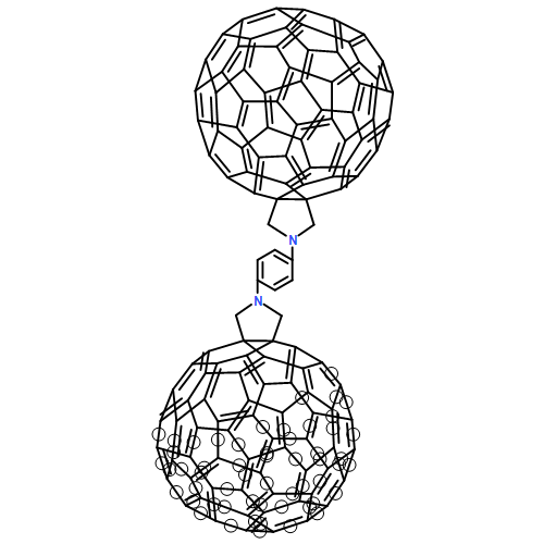 2'H-[5,6]Fullereno-C -I -[1,9-c]pyrrole, 1',1'''-(1,4-phenylene)bis[1',5'-dihydro-