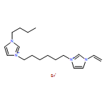 1H-Imidazolium, 1-butyl-3-[6-(3-ethenyl-1H-imidazolium-1-yl)hexyl]-, bromide (1:2) 