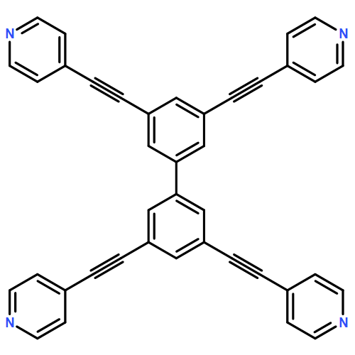 Pyridine, 4,4',4'',4'''-([1,1'-biphenyl]-3,3',5,5'-tetrayltetra-2,1-ethynediyl)tetrakis-