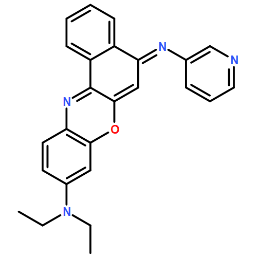 5H-Benzo[a]phenoxazin-9-amine, N,N-diethyl-5-(3-pyridinylimino)-